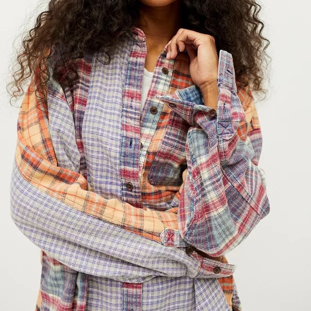 Urban Outfitters BDG Ted Patchwork Flannel